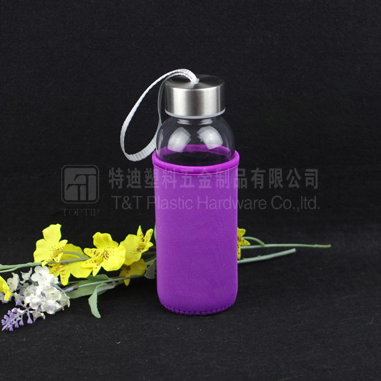 TT-T243 工廠直銷300ML帶提手玻璃水杯